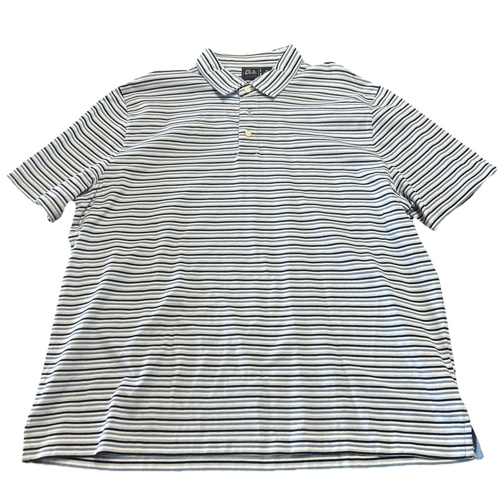 Jos. A. Bank Leadbetter Golf Men's Short Sleeve Tan Polo Size 2XL 100% Cotton